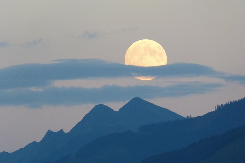 Full Moon Night Sky